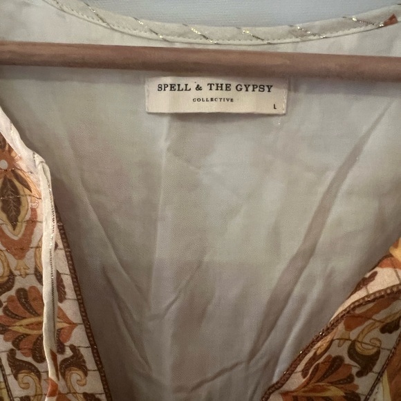 Spell and The Gypsy Collective Hendrix Boho Dress NWOT L - Picture 4 of 5